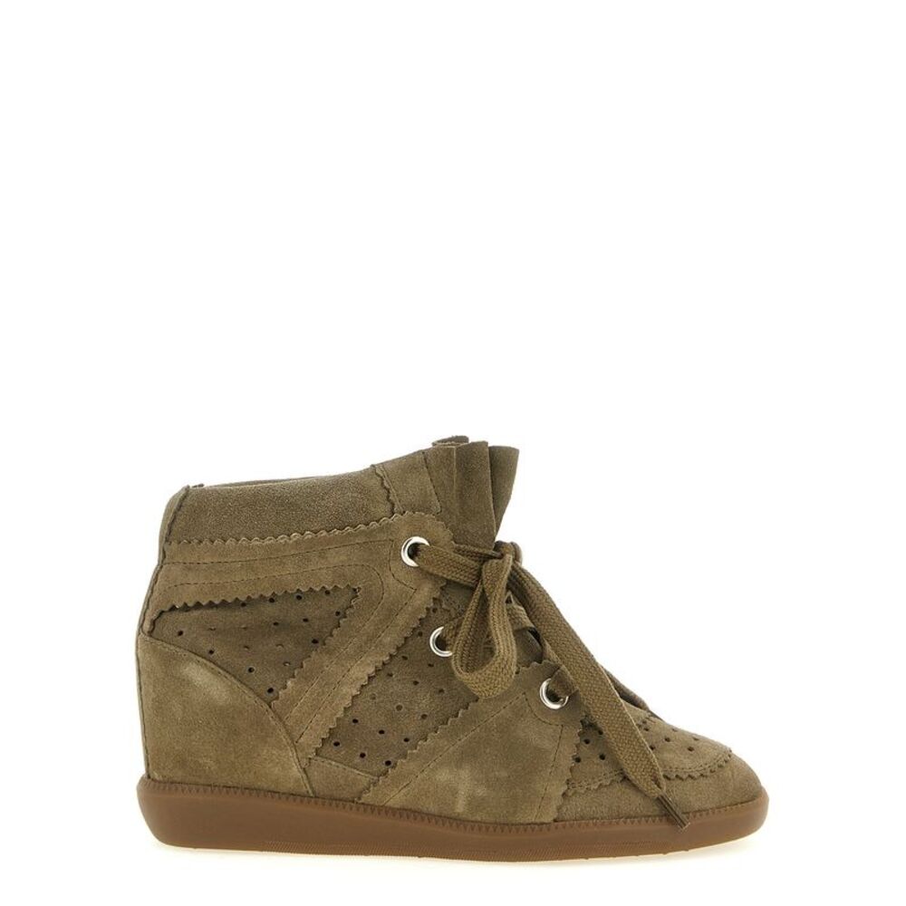 Isabel Marant Beige Cowhide Women's Sneakers